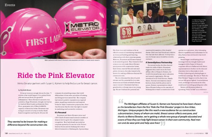 Pink Elevator in World News